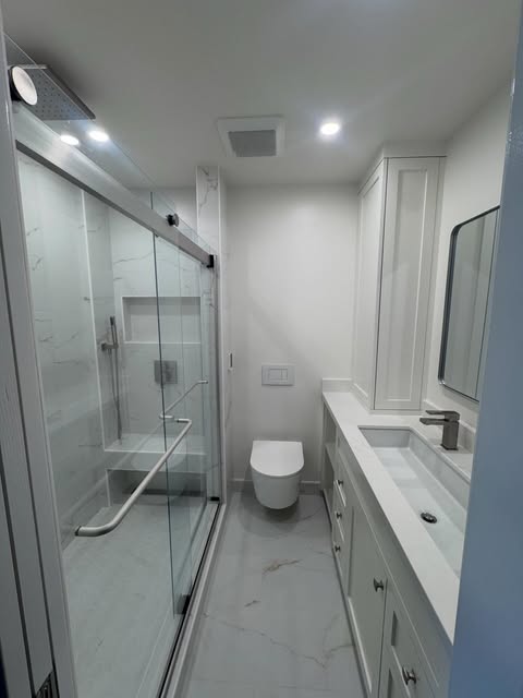 Bathroom remodels by R Twins Construction